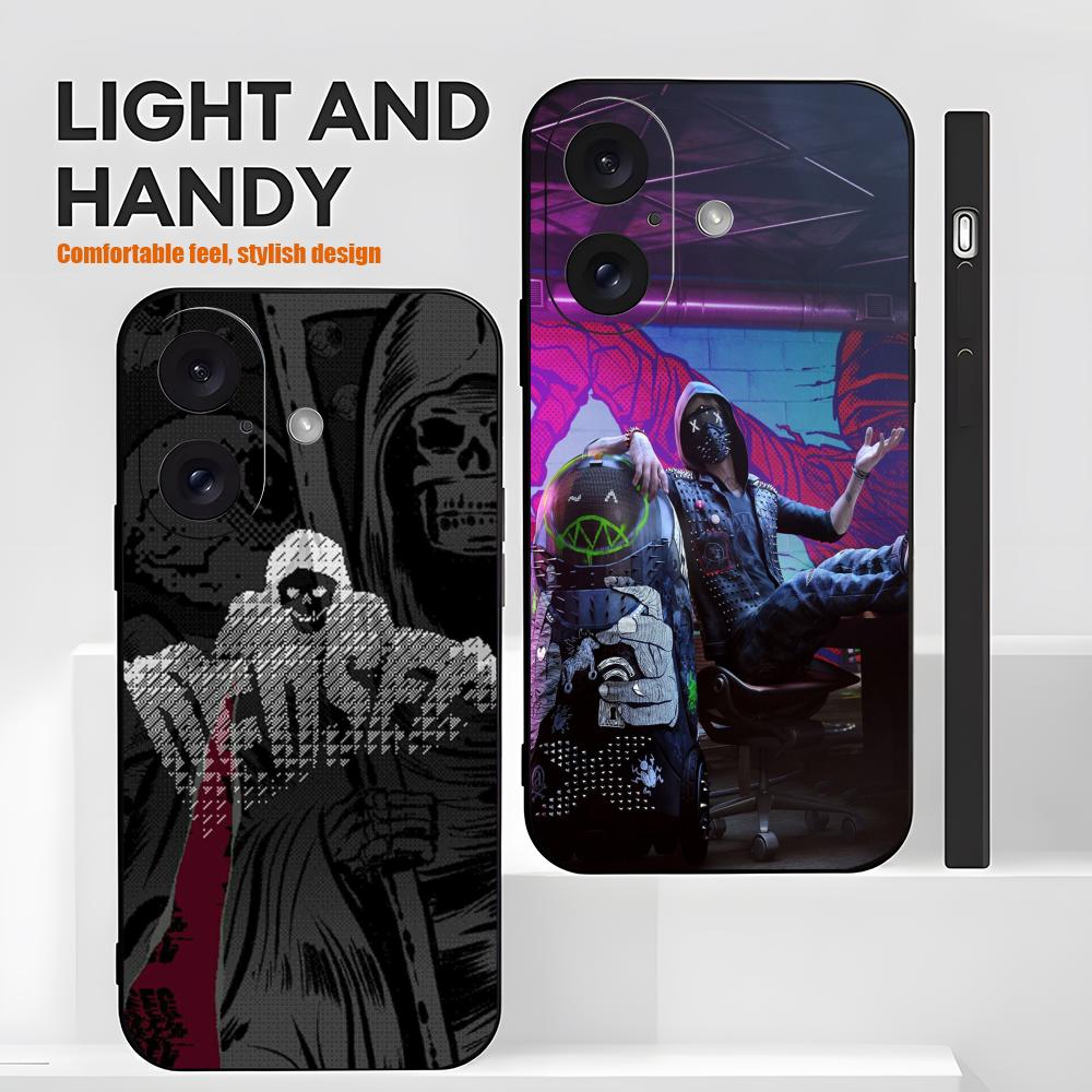Watch Xs8 - Coque de téléphone antichoc souple noire