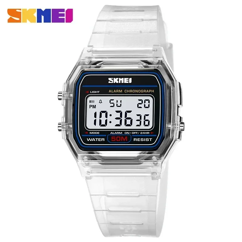 Tide Watch Surf - SKMEI 2056 bracelet en TPU Transparent