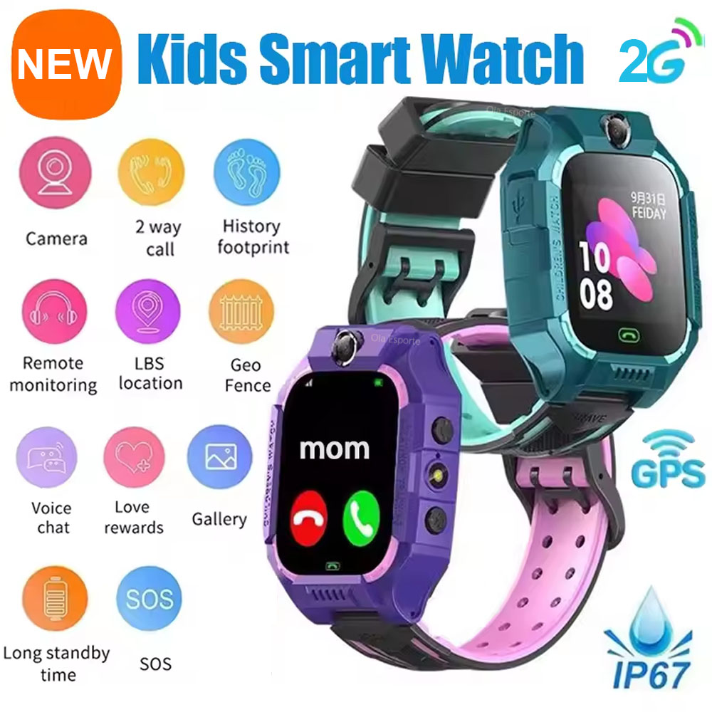 Smartwatch Watches Birthday Gift For Girls - Montre connectée 2G pour enfants, mini-téléphone