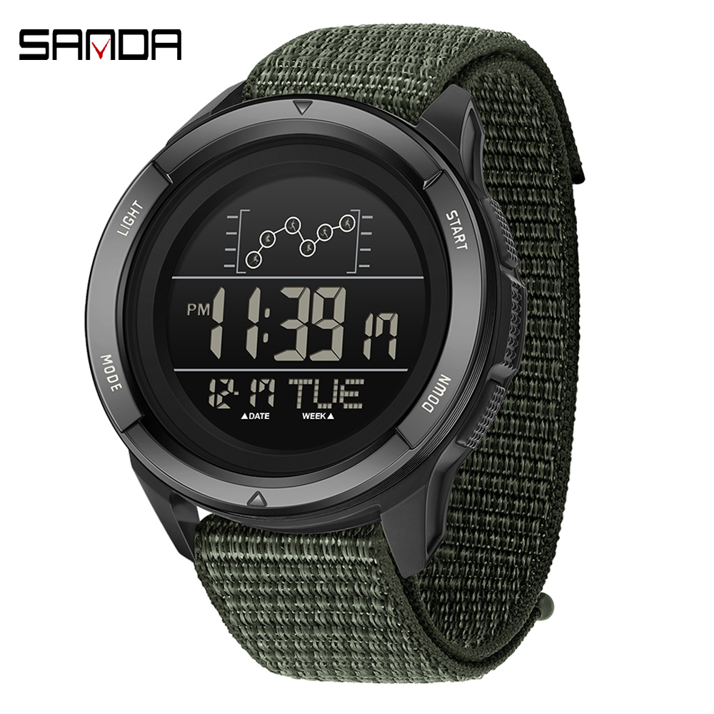 Tide Watch Surf - SANDA-Montre électronique étanche avec bracelet en