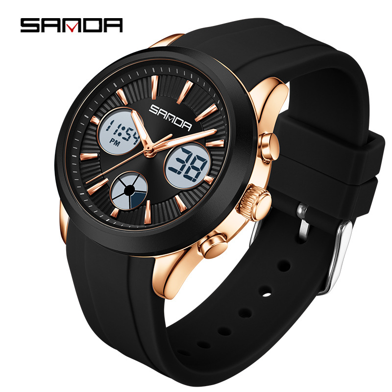 Smartwatch Sports Watches For Women - Montre électronique SANDA lumineuse, multifonctionnelle, sportive,