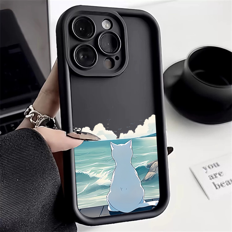 Watch Xs8 - Coque de téléphone chat mignon regardant