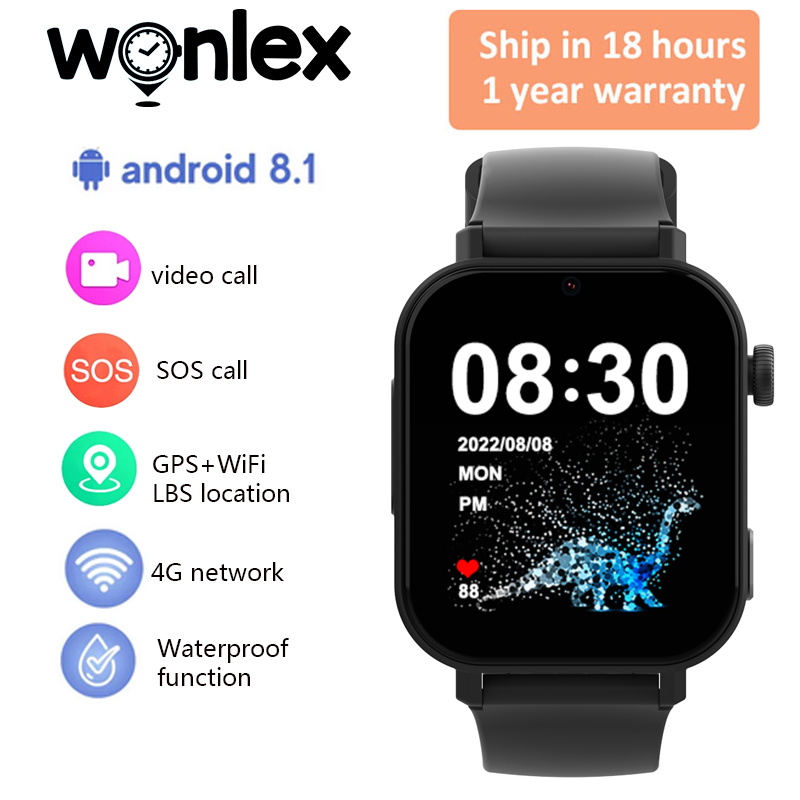 Smartwatch Watches Kids - Wonlex KT36 4G montre intelligente enfants