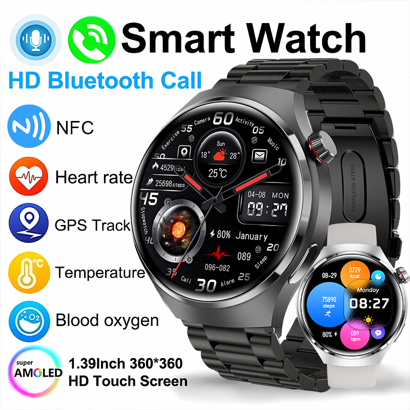 Smartwatch Professional Watches For Men - Nouvelle montre connectée 2026 avec moniteur