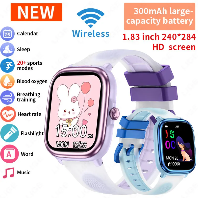 Smartwatch Watches Birthday Gift For Girls - LIGE montre intelligente pour enfants garçon
