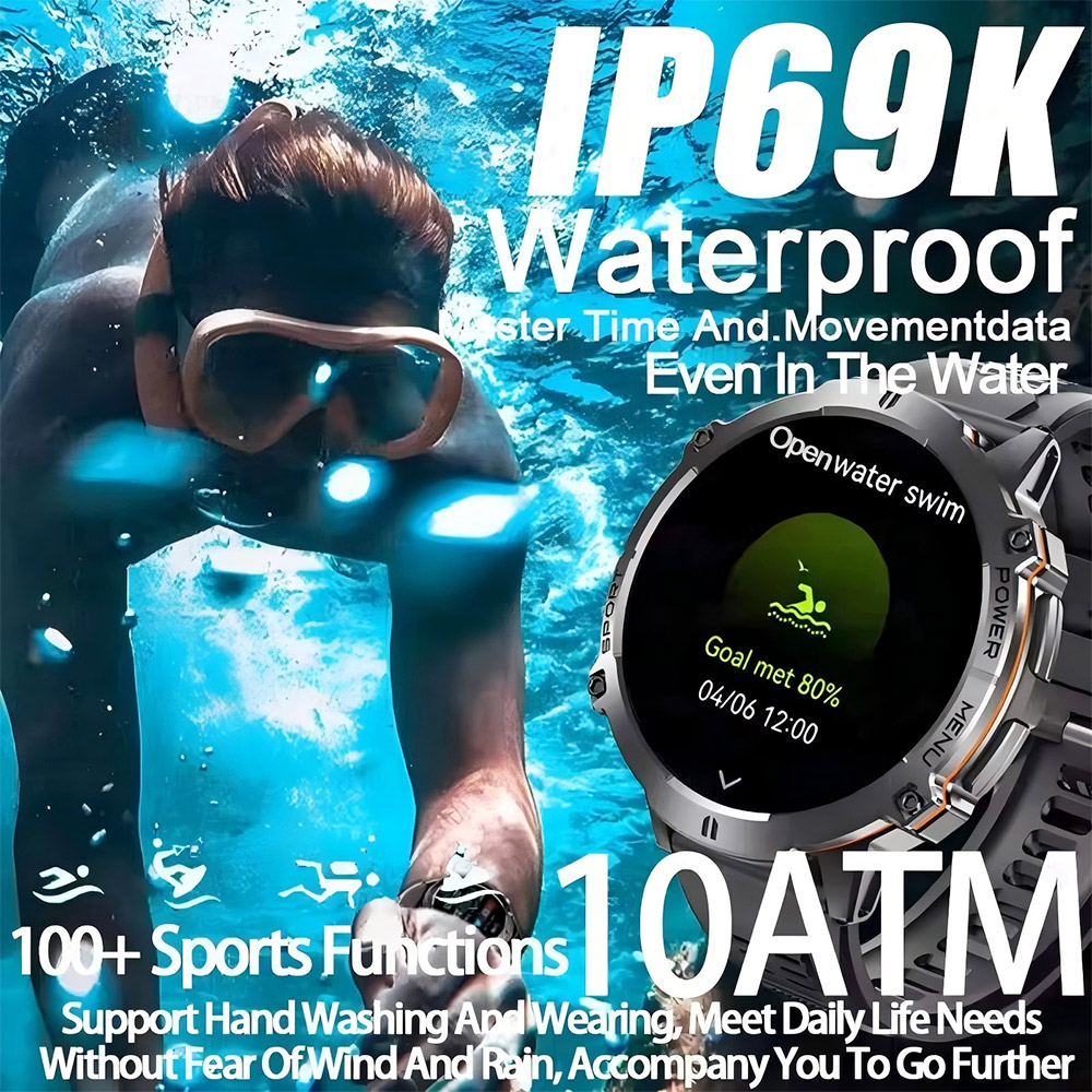Montre connectée sportive mili - Smartwatch Professional Watches For Men avis et prix