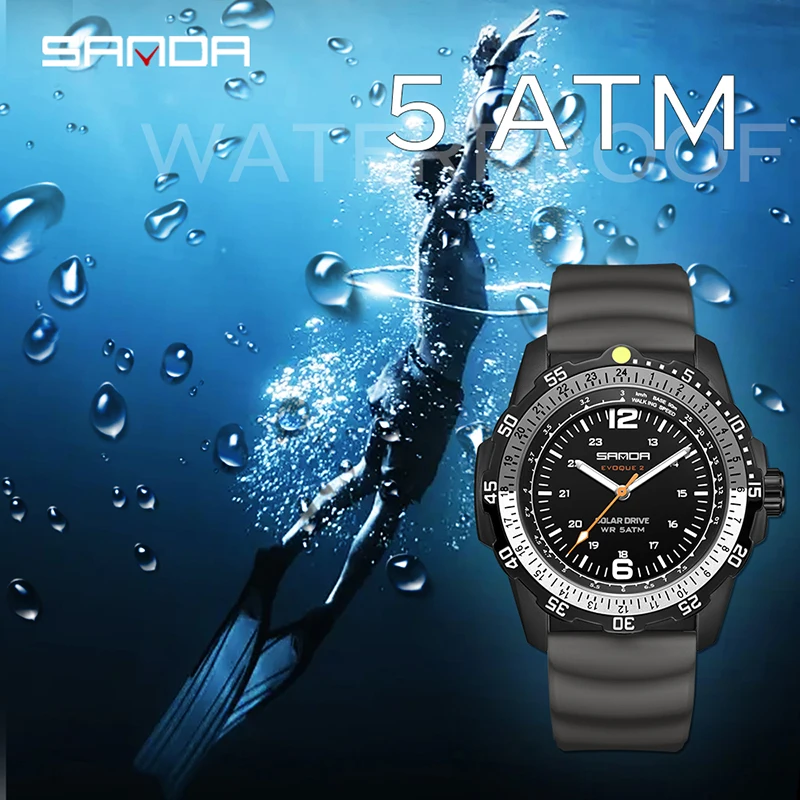 SANDA – montre de luxe à énerg - Solar Powered Watch avis et prix