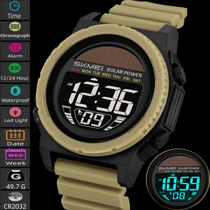 Skmei montres numériques à éne - Tide Watch Surf avis et prix