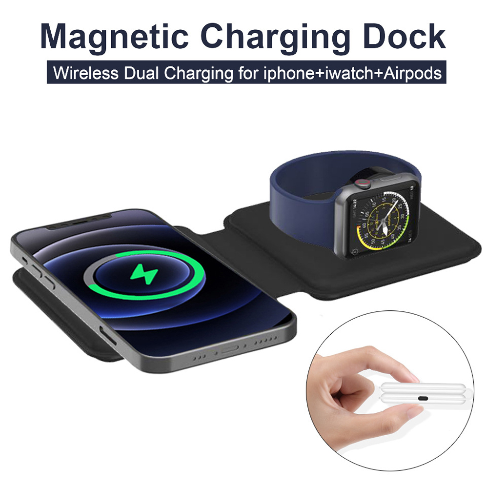2IN1 Magsafe duo chargeur magn - Watch Watch Xs avis et prix