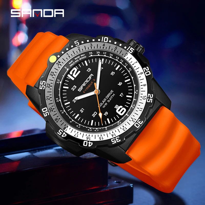 SANDA Nouvelle montre de luxe  - Solar Powered Watch avis et prix