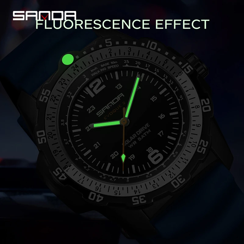 SANDA Nouvelle montre de luxe  - Solar Powered Watch avis et prix