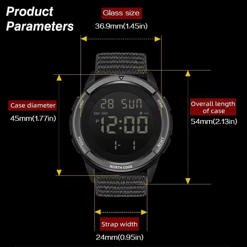 NORTH EDGE 2025 TERRAX montres - Tide Watch Surf avis et prix