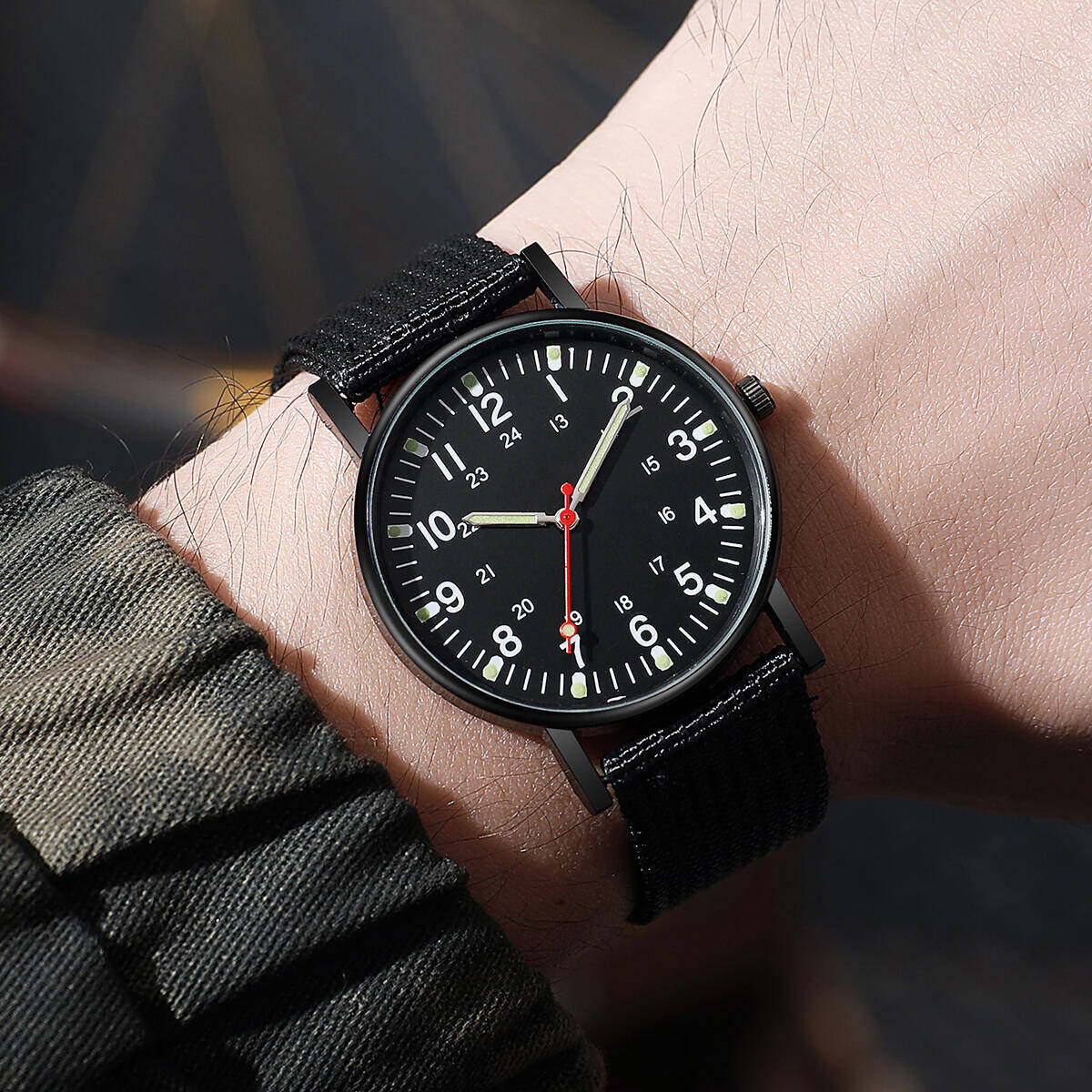 Hommes montres décontracté bra - Solar Powered Watch avis et prix