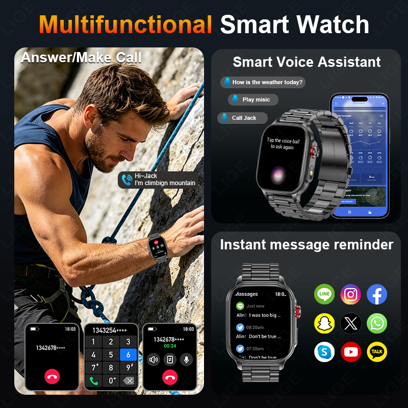 LIGE Nouvelle Montre Connectée - Smartwatch Sports Watches For Women avis et prix