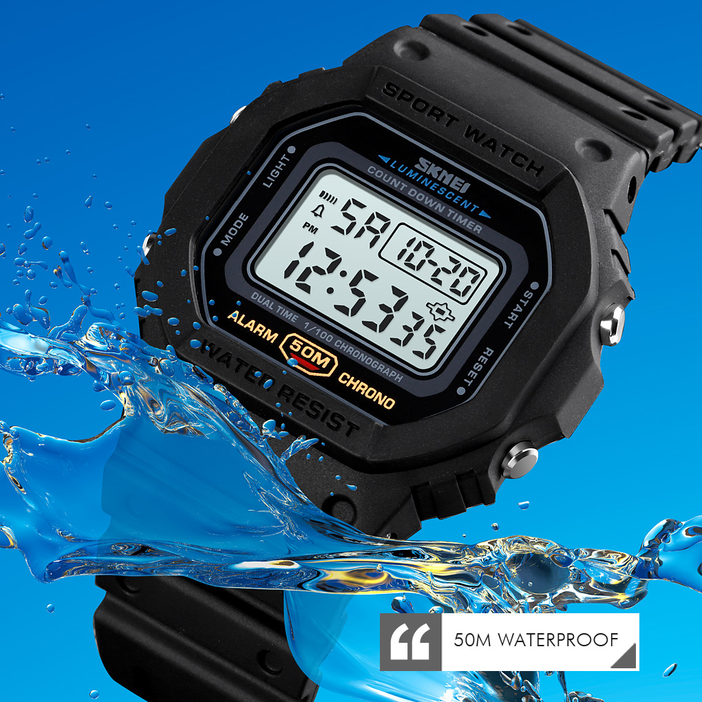 SKMEI-Montre de sport numériqu - Tide Watch Surf avis et prix