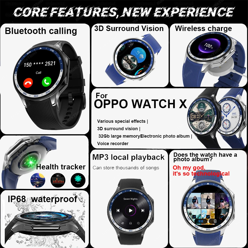Montre connectée AMOLED pour h - Watch Watch Xs avis et prix
