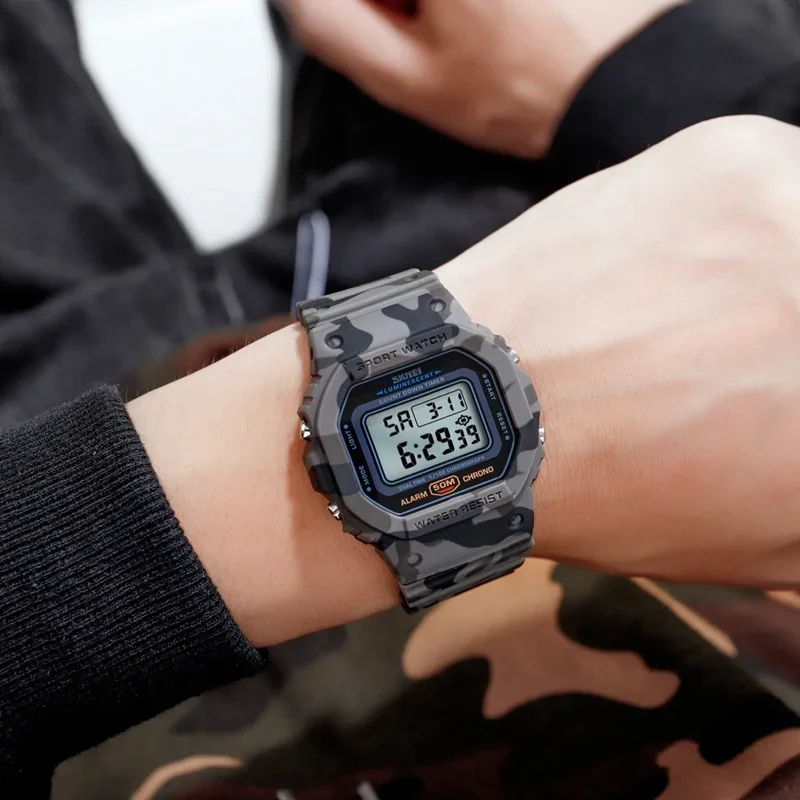 SKMEI 1628 luxe numérique homm - Tide Watch Surf avis et prix