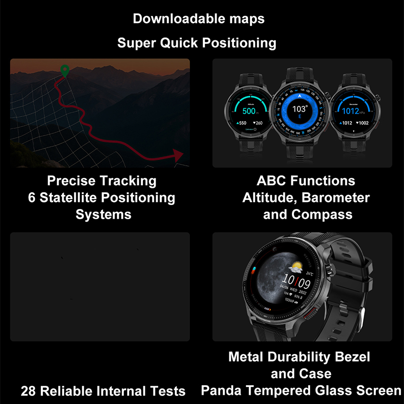 Nouvelle Montre Connectée GPS  - Smartwatch Professional Watches For Men avis et prix