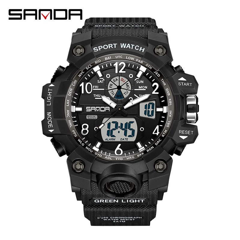 Mode Sanda marque jeunesse mil - Solar Powered Watch avis et prix