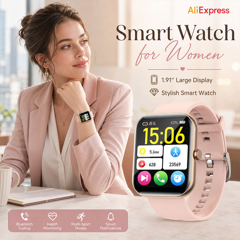 Montre connectée pour femmes,  - Smartwatch Sports Watches For Women avis et prix
