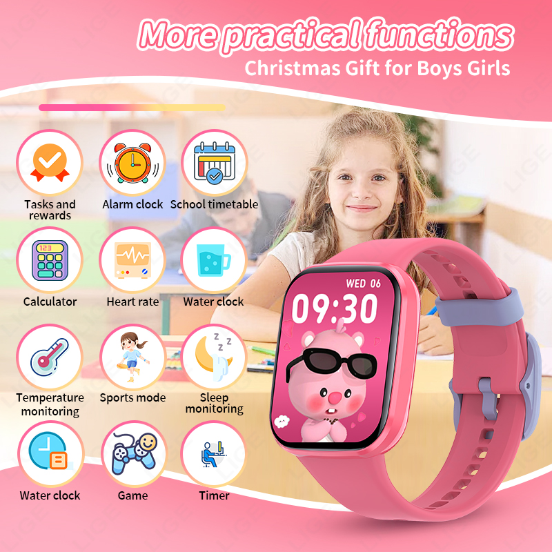 Nouvelle montre intelligente e - Smartwatch Watches Birthday Gift For Girls avis et prix