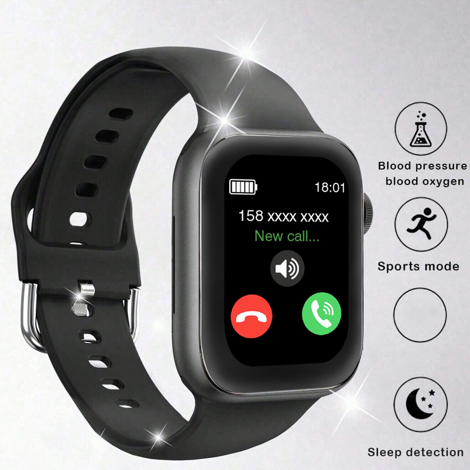 Montre intelligente, appel/cad - Smartwatch Iphone Watch For Men avis et prix