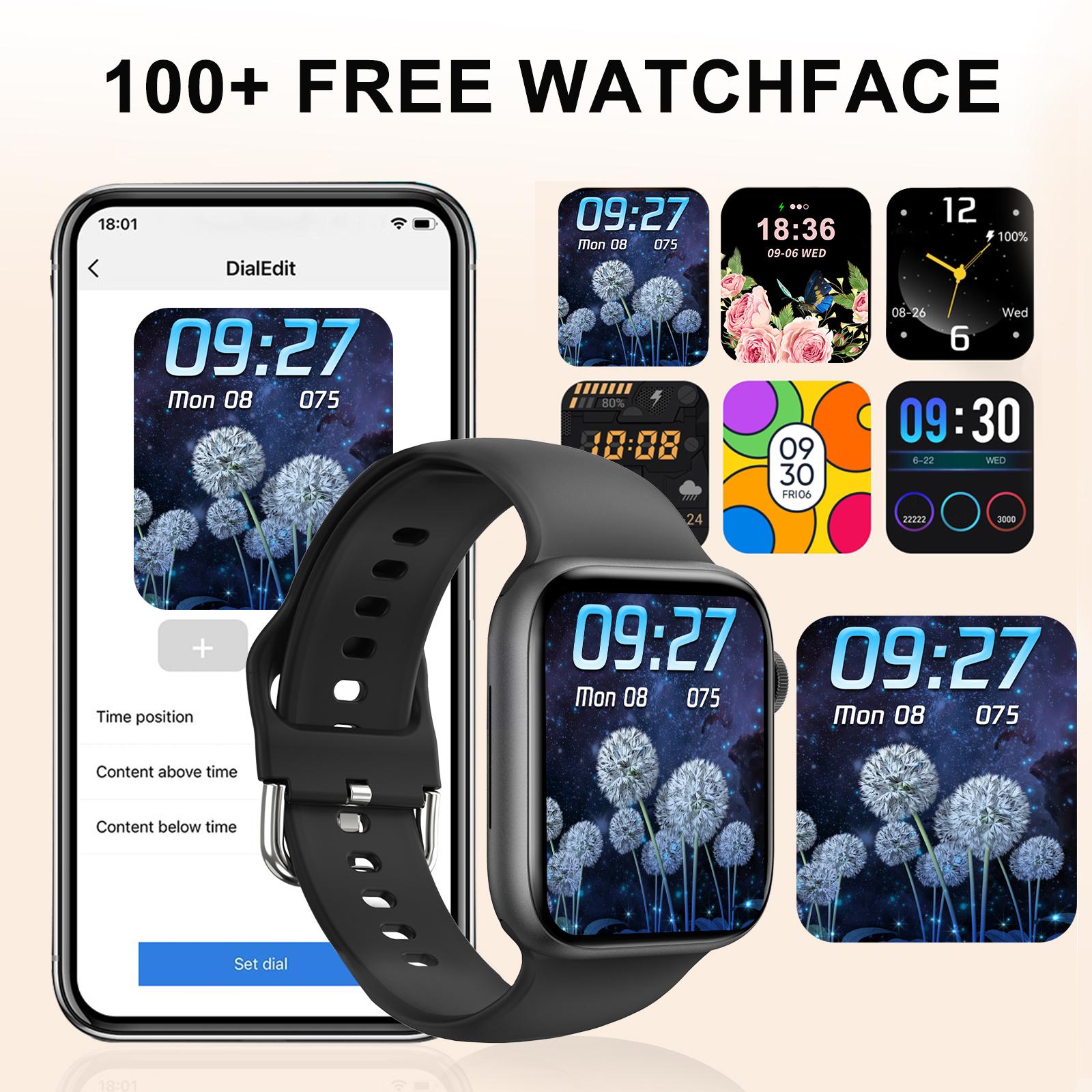 Montre intelligente, appel/cad - Smartwatch Iphone Watch For Men avis et prix