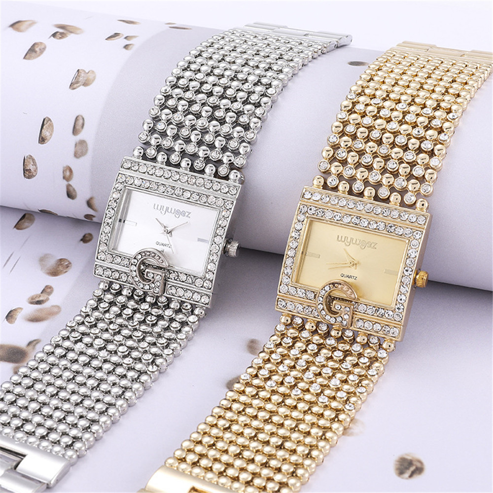 Montres carrées simples en or  - Minimalist Thin Watch avis et prix