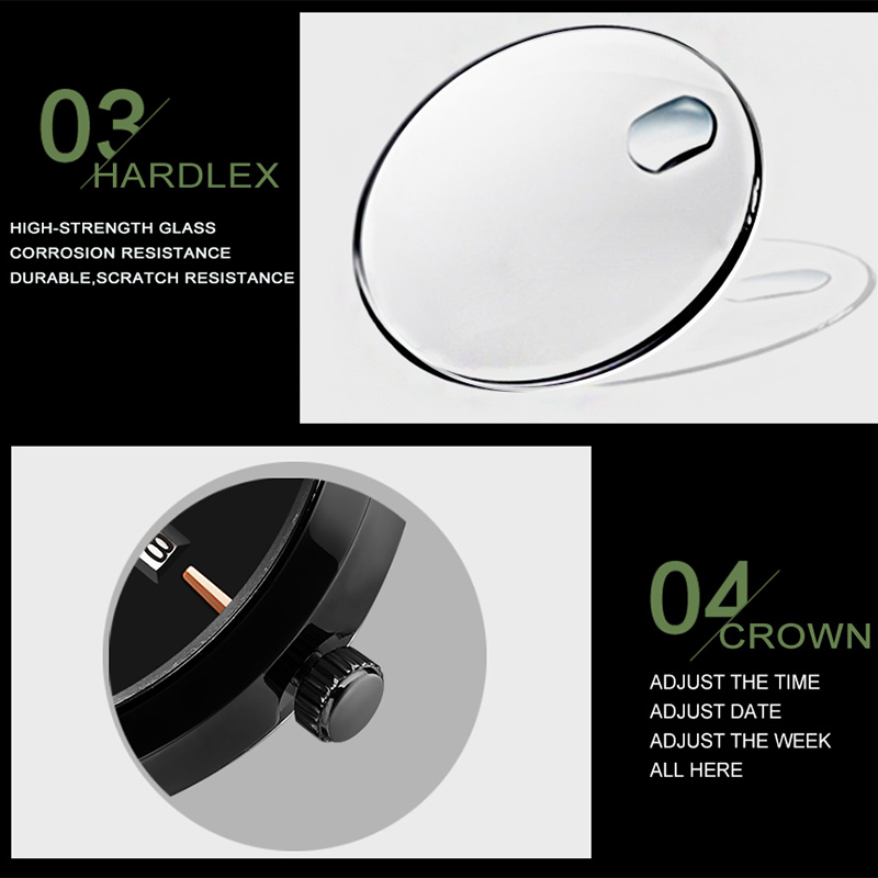 Mode pour hommes montre Style  - Minimalist Thin Watch avis et prix