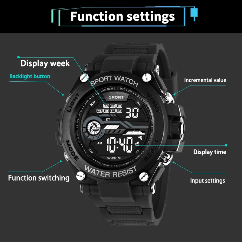 YIKAZE montre de Sport pour ho - Tide Watch Surf avis et prix