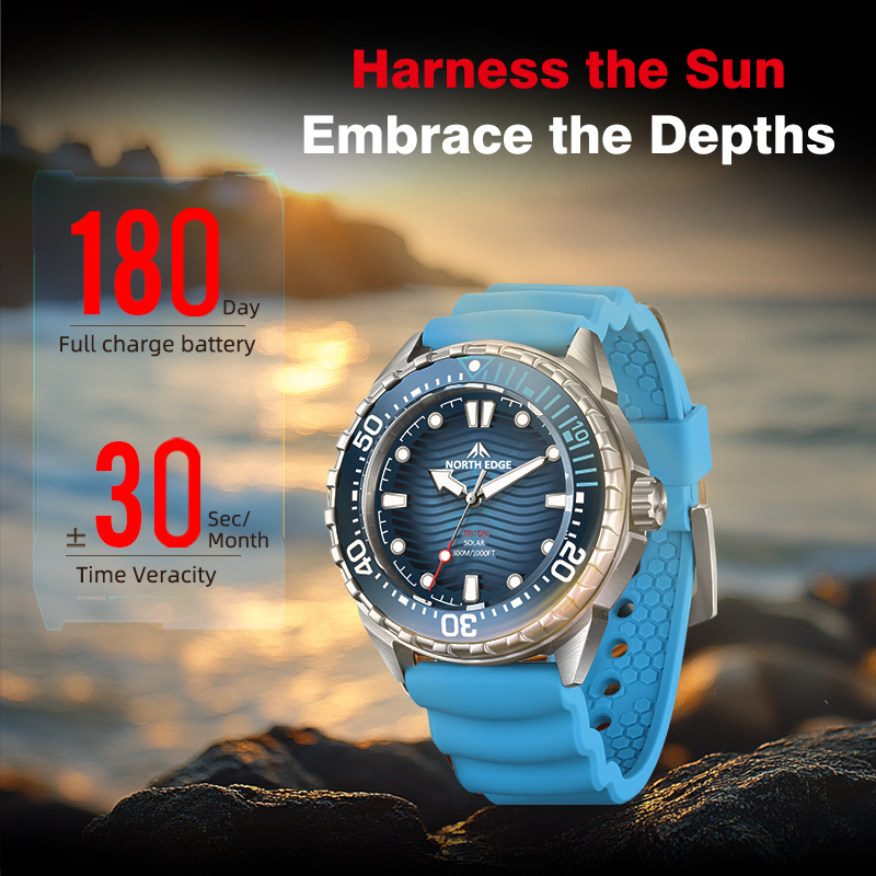 NORTH EDGE 2025 nouvelle montr - Solar Powered Watch avis et prix
